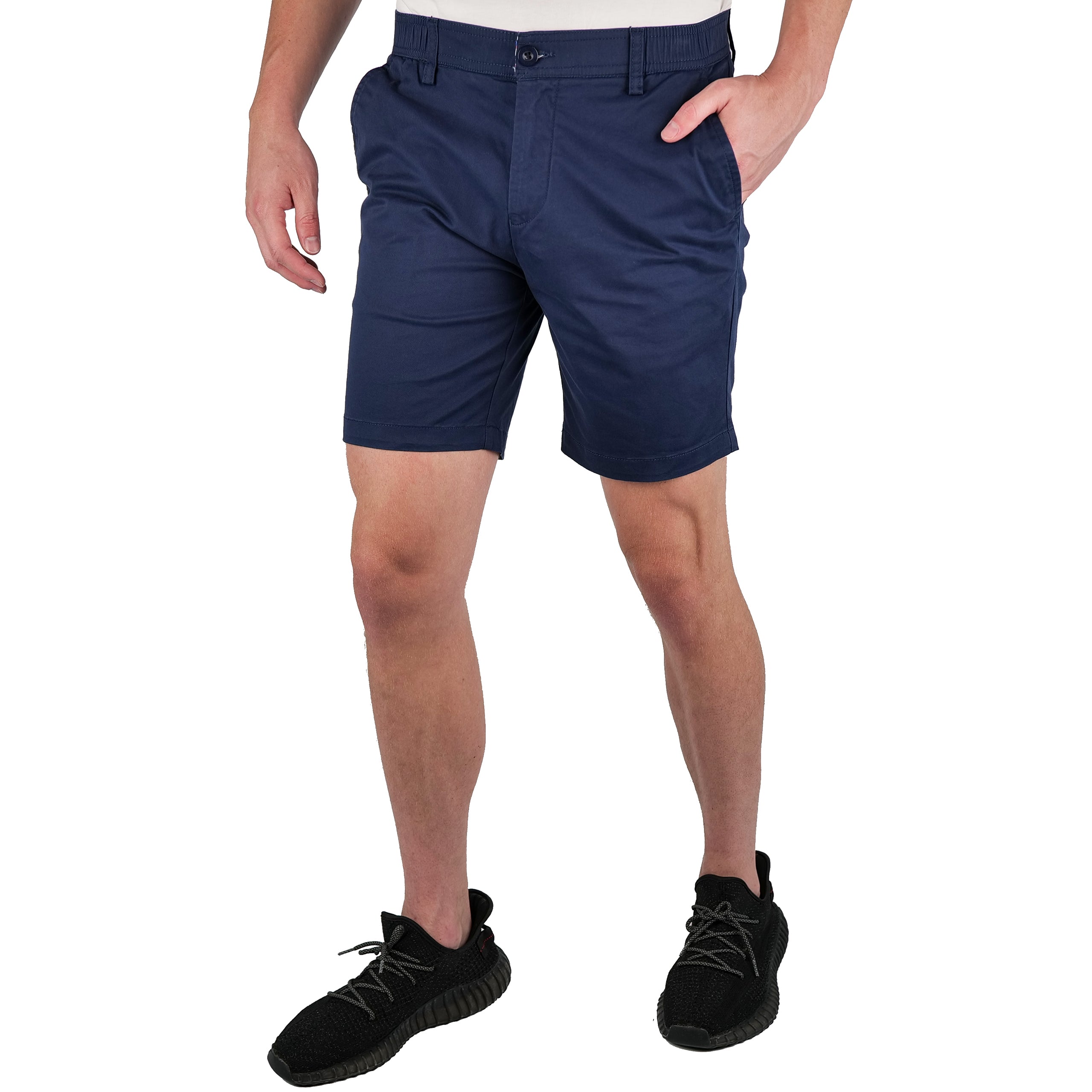 Brushed Stretch Cotton Shorts 7" - Final Sale