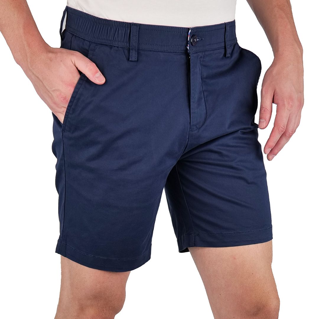 Brushed Stretch Cotton Shorts 7" - Final Sale