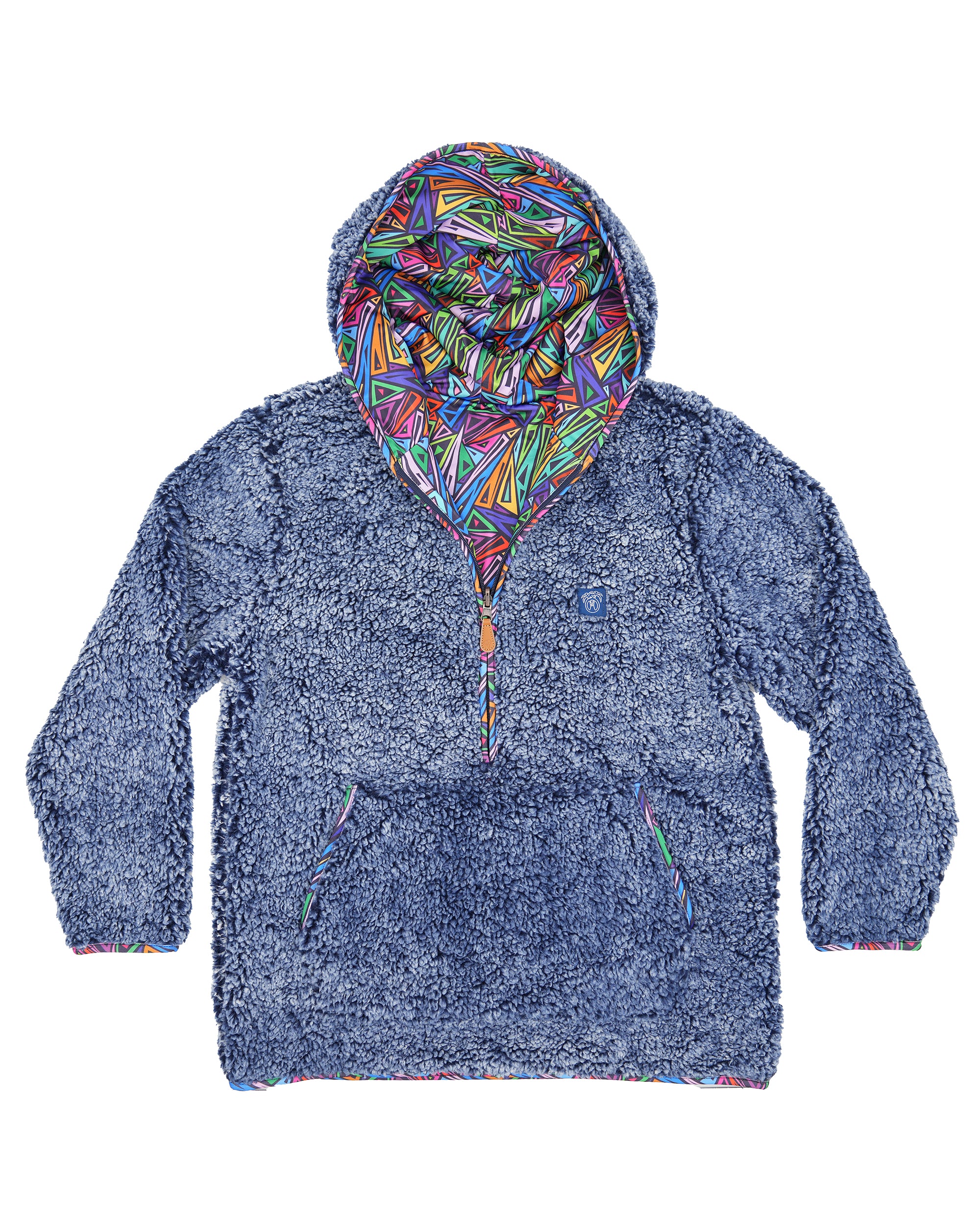 Reversible Sherpa 1/2 Zip Hoodie