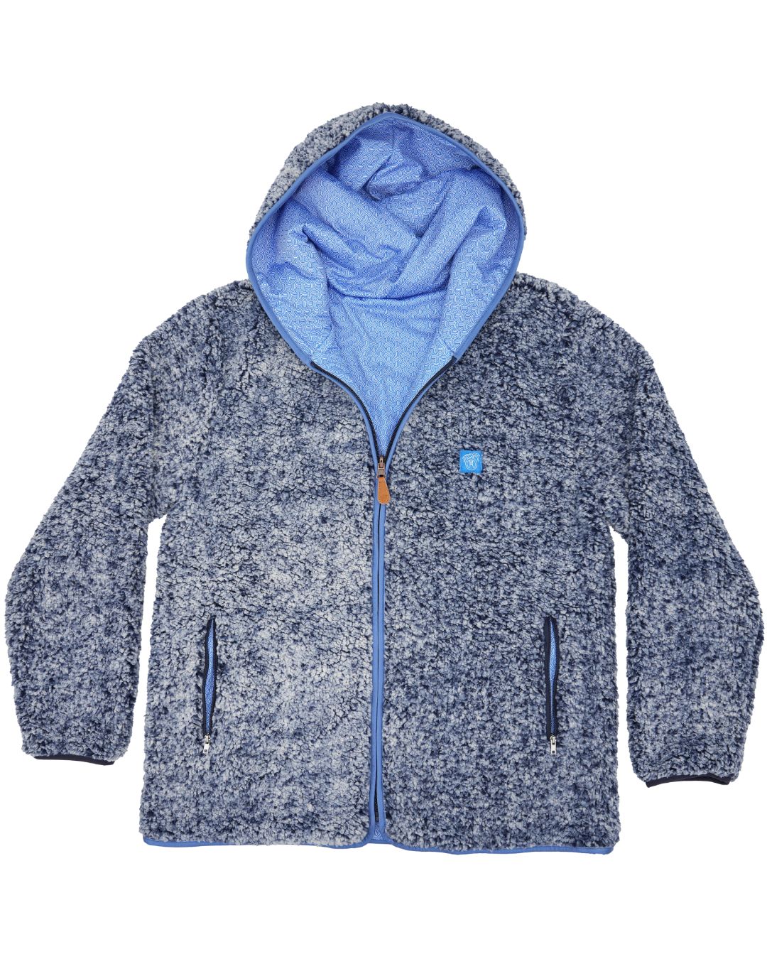 Reversible Sherpa Full Zip Hoodie