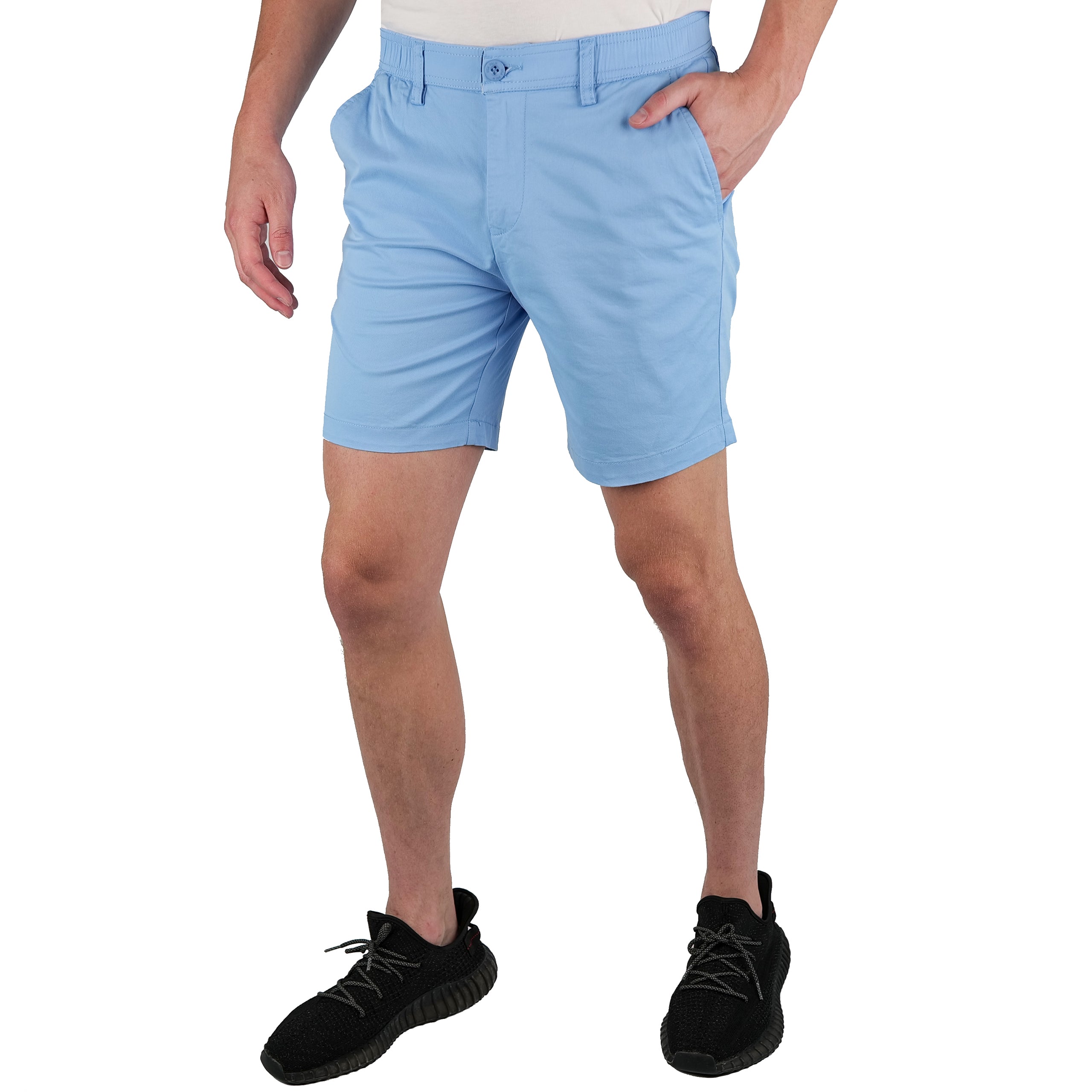 Brushed Stretch Cotton Shorts 7" - Final Sale