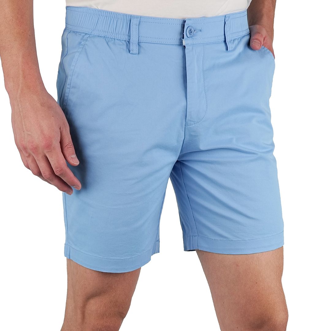 Brushed Stretch Cotton Shorts 7" - Final Sale