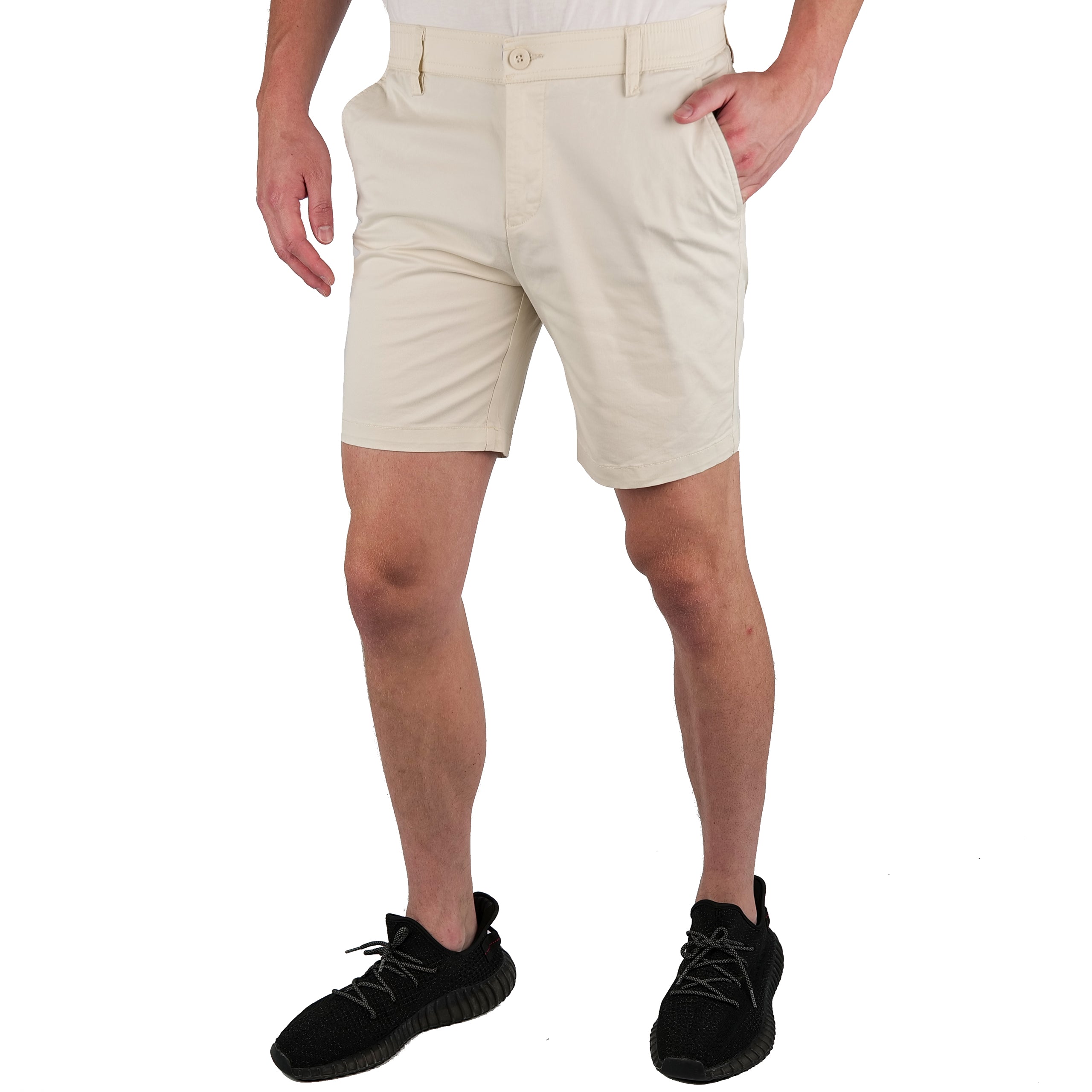 Brushed Stretch Cotton Shorts 7" - Final Sale