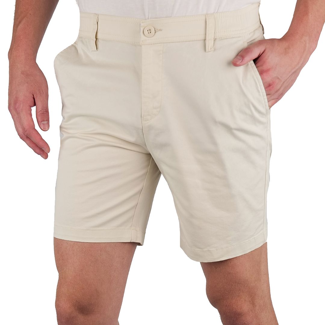 Brushed Stretch Cotton Shorts 7" - Final Sale