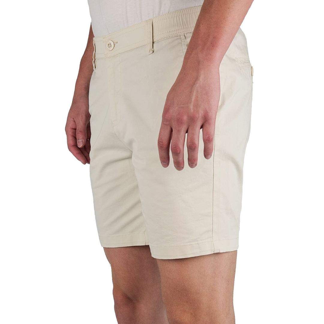 Brushed Stretch Cotton Shorts 7" - Final Sale