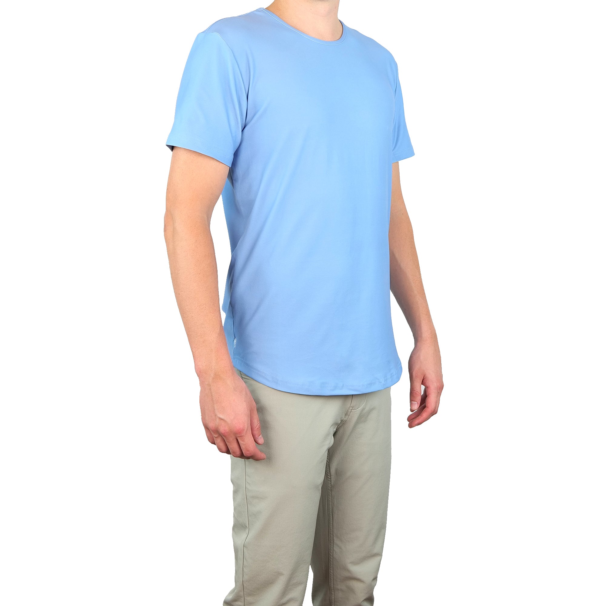 Premium Crew Curve Hem Short Sleeve - Final Sale