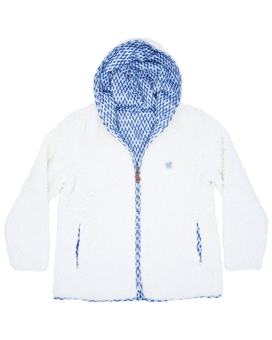 Reversible Sherpa Full Zip Hoodie