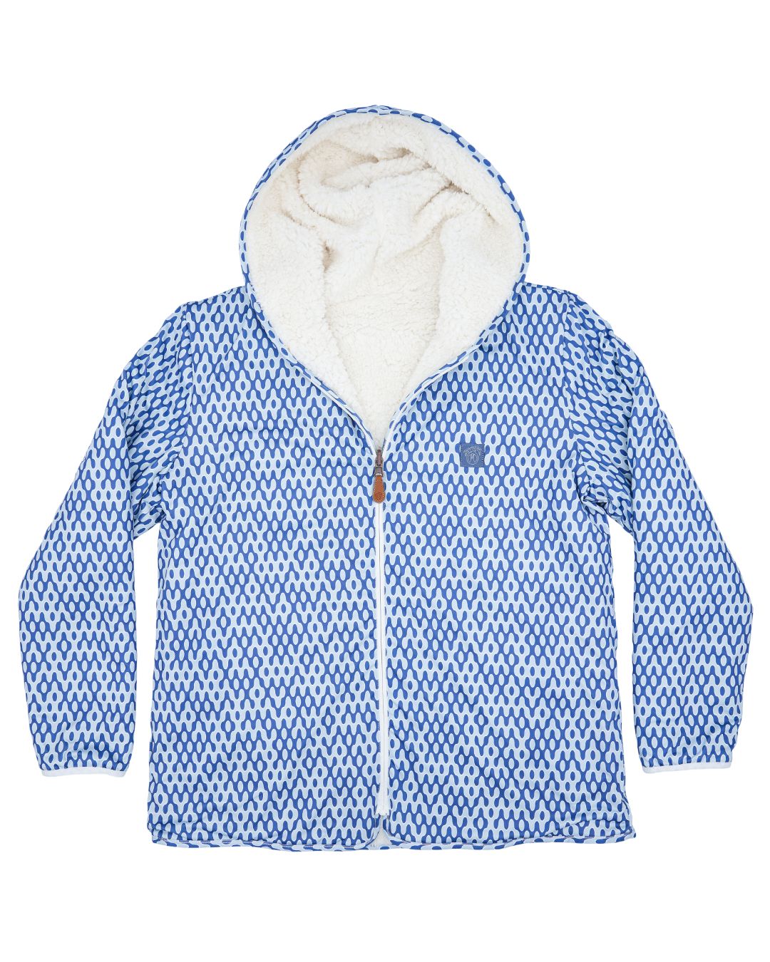 Reversible Sherpa Full Zip Hoodie