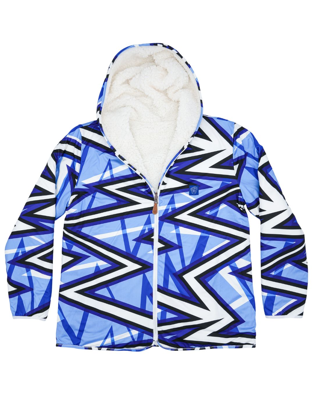 Reversible Sherpa Full Zip Hoodie