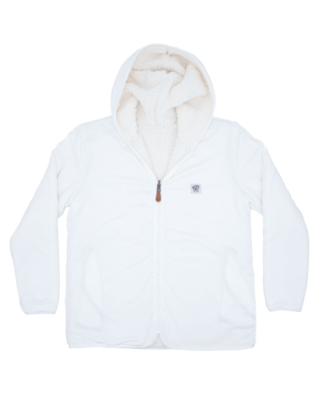 Reversible Sherpa Full Zip Hoodie